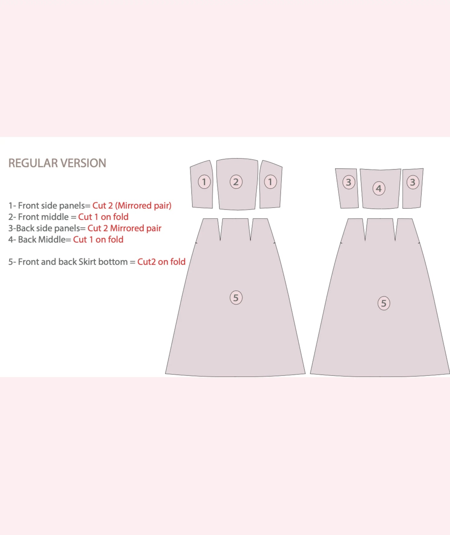 Strapless Bustier Dress Beginner Pattern