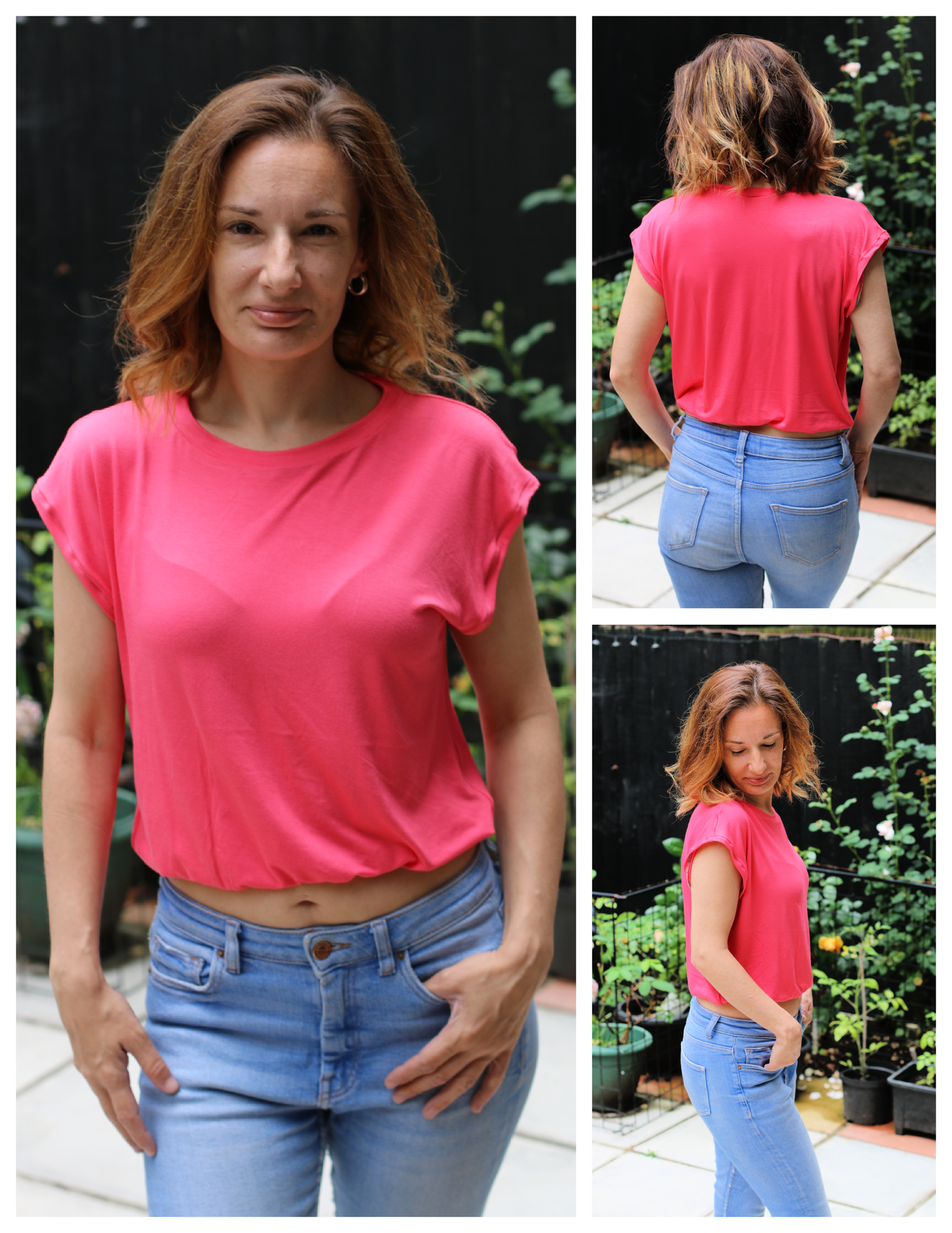 Lisa Bubble Hem Dolman Top Pattern