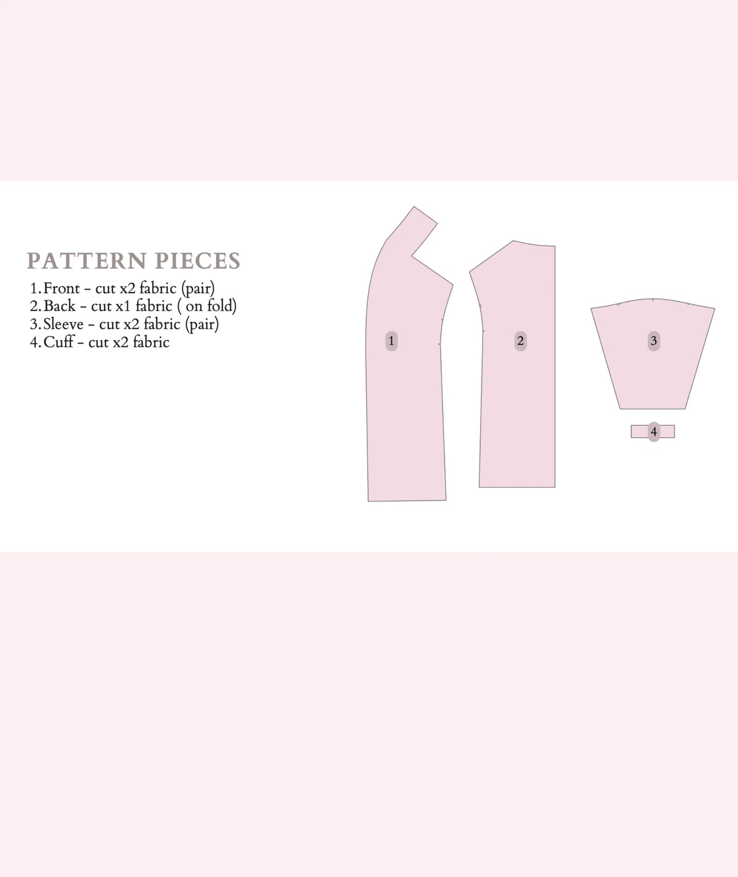 Long Blanket Cardigan Beginner Sewing Pattern PDF