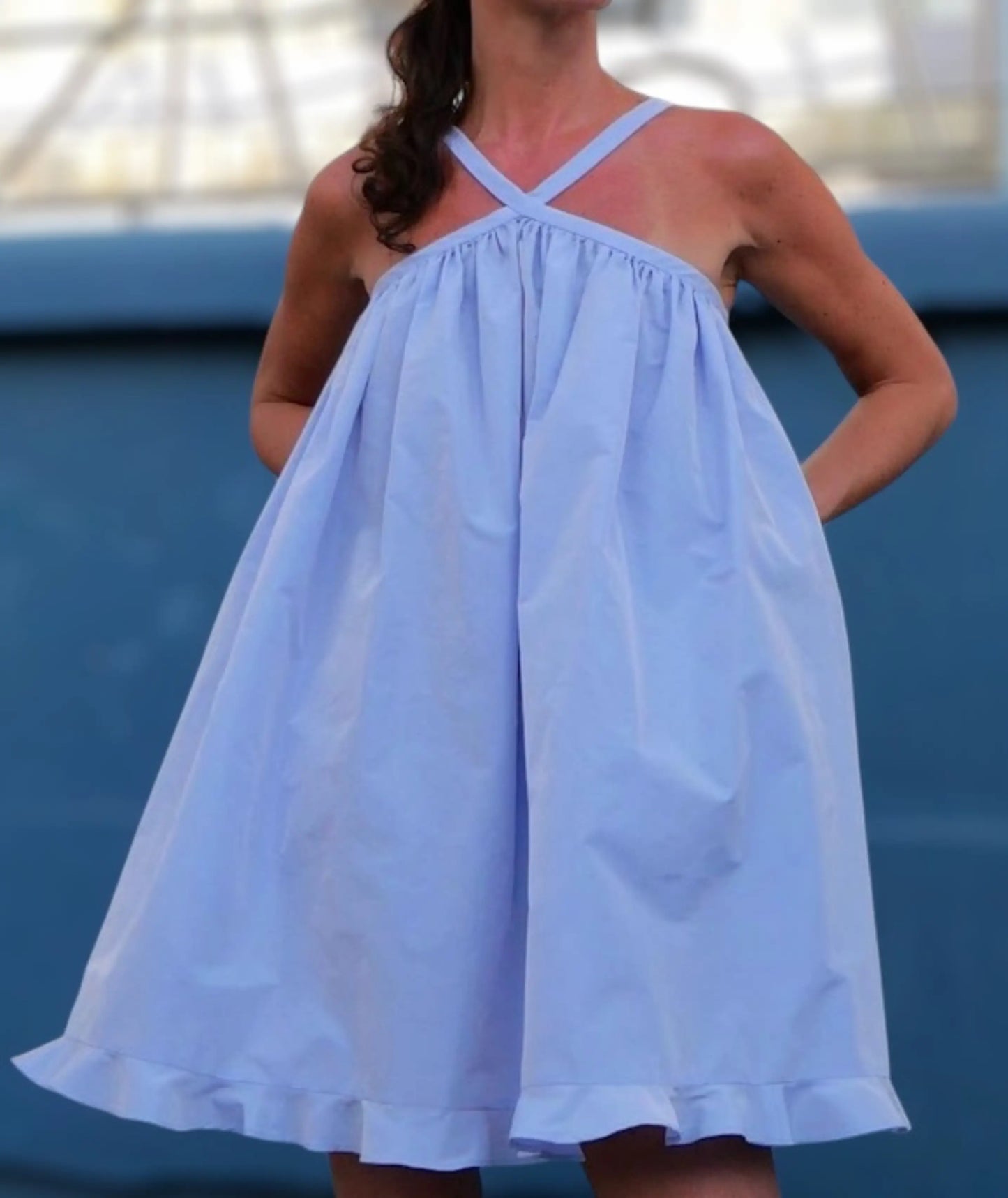 Babydoll Halter Dress Sewing Pattern