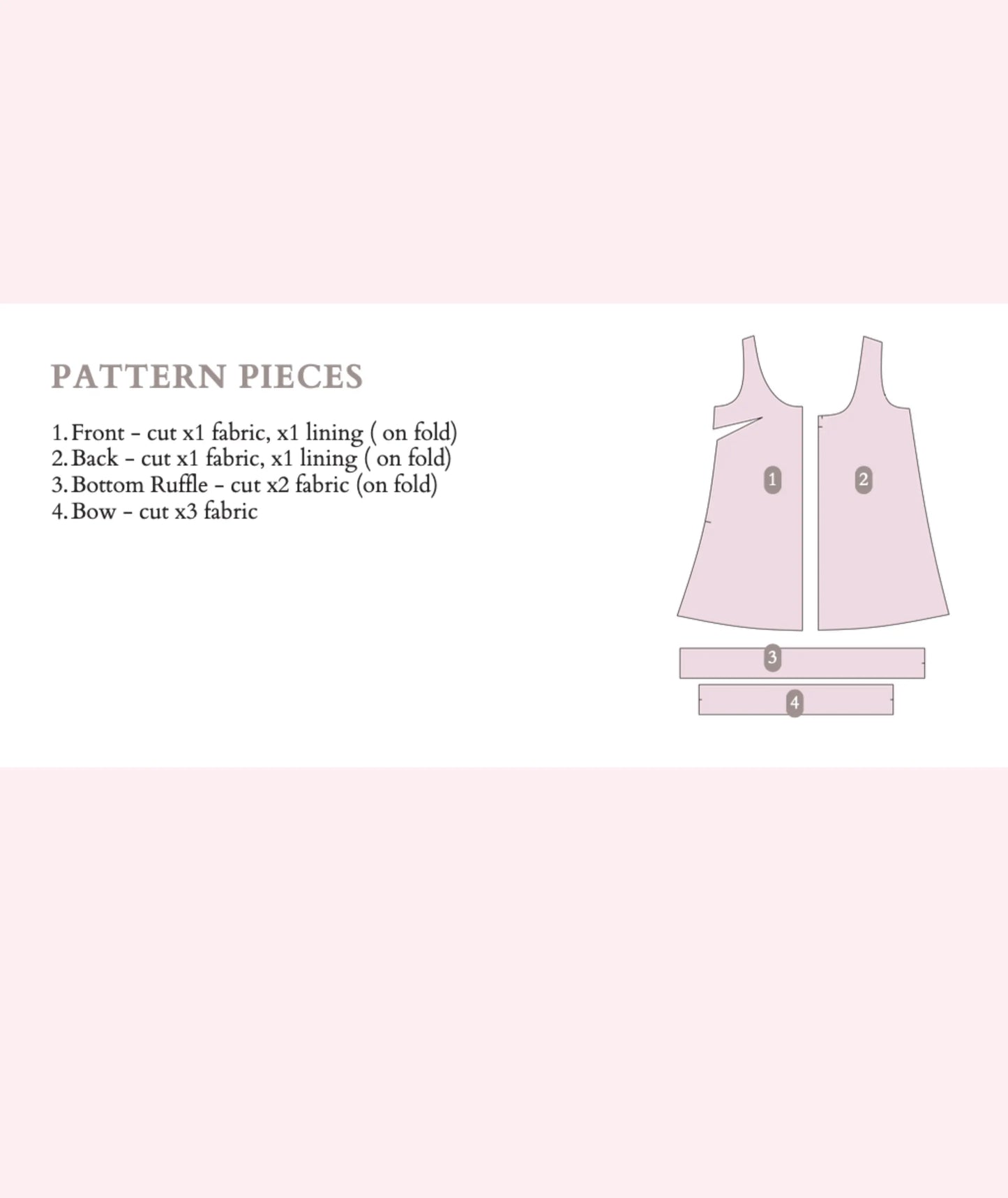 Coquette Bow Babydoll Dress Sewing Pattern