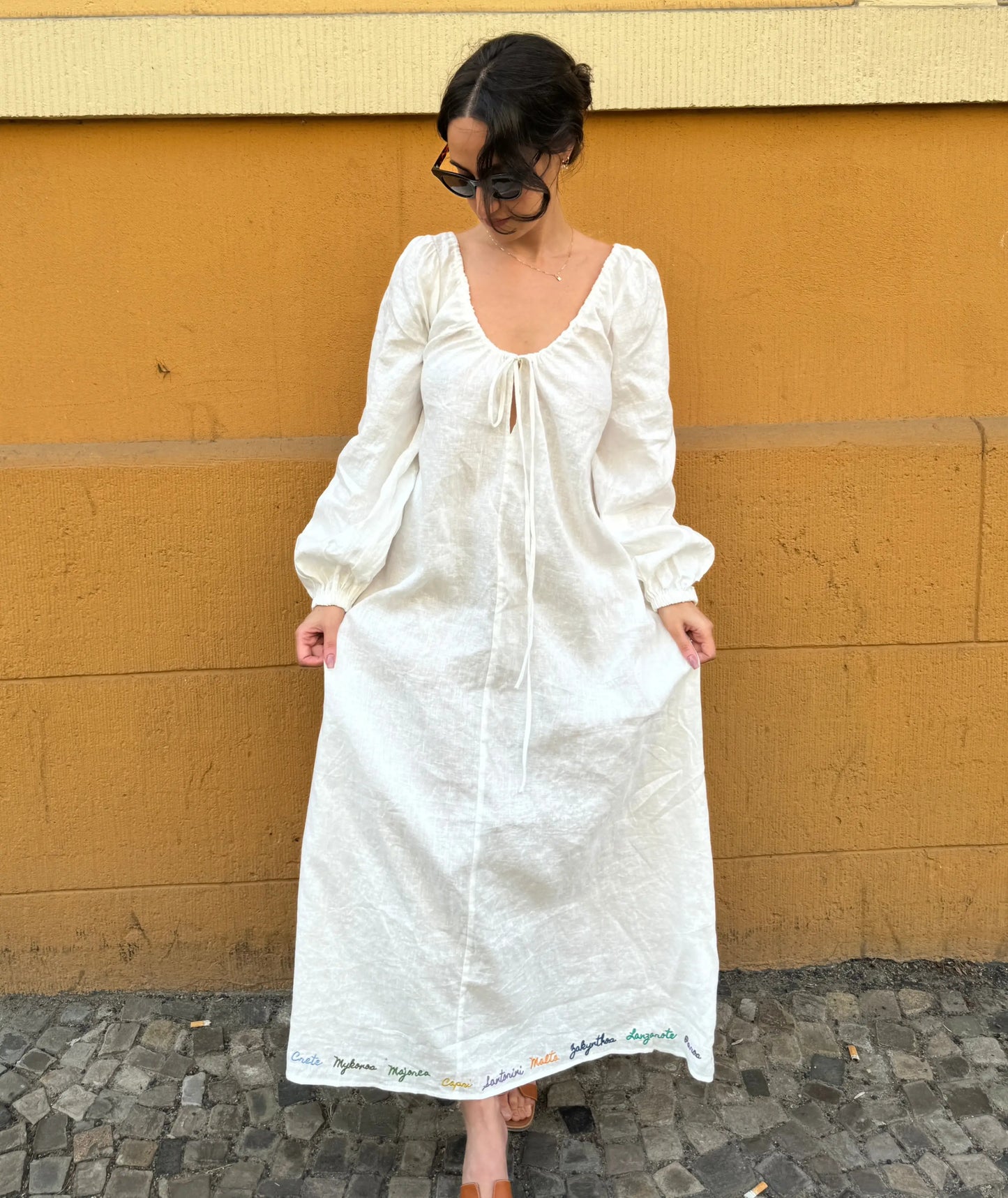 Long Sleeve Maxi Smock Dress Beginner Sewing Pattern