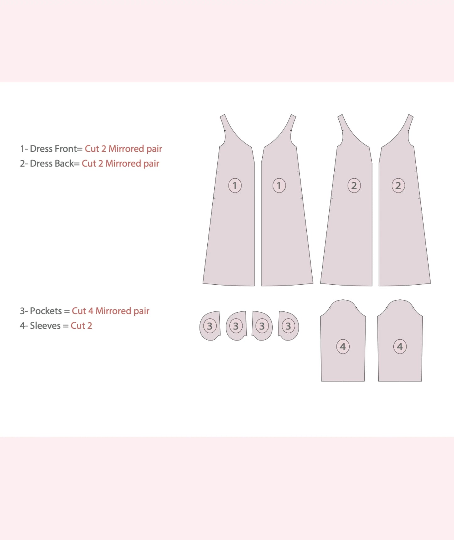 Long Sleeve Maxi Smock Dress Beginner Sewing Pattern