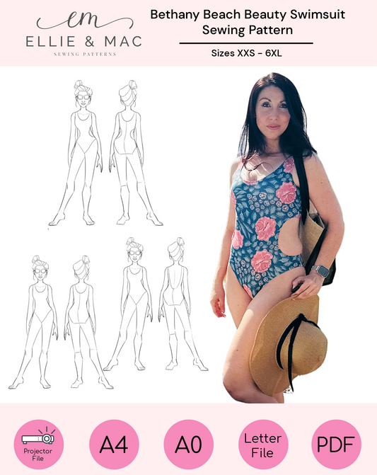 Bethany Beach Beauty Swimsuit Pattern