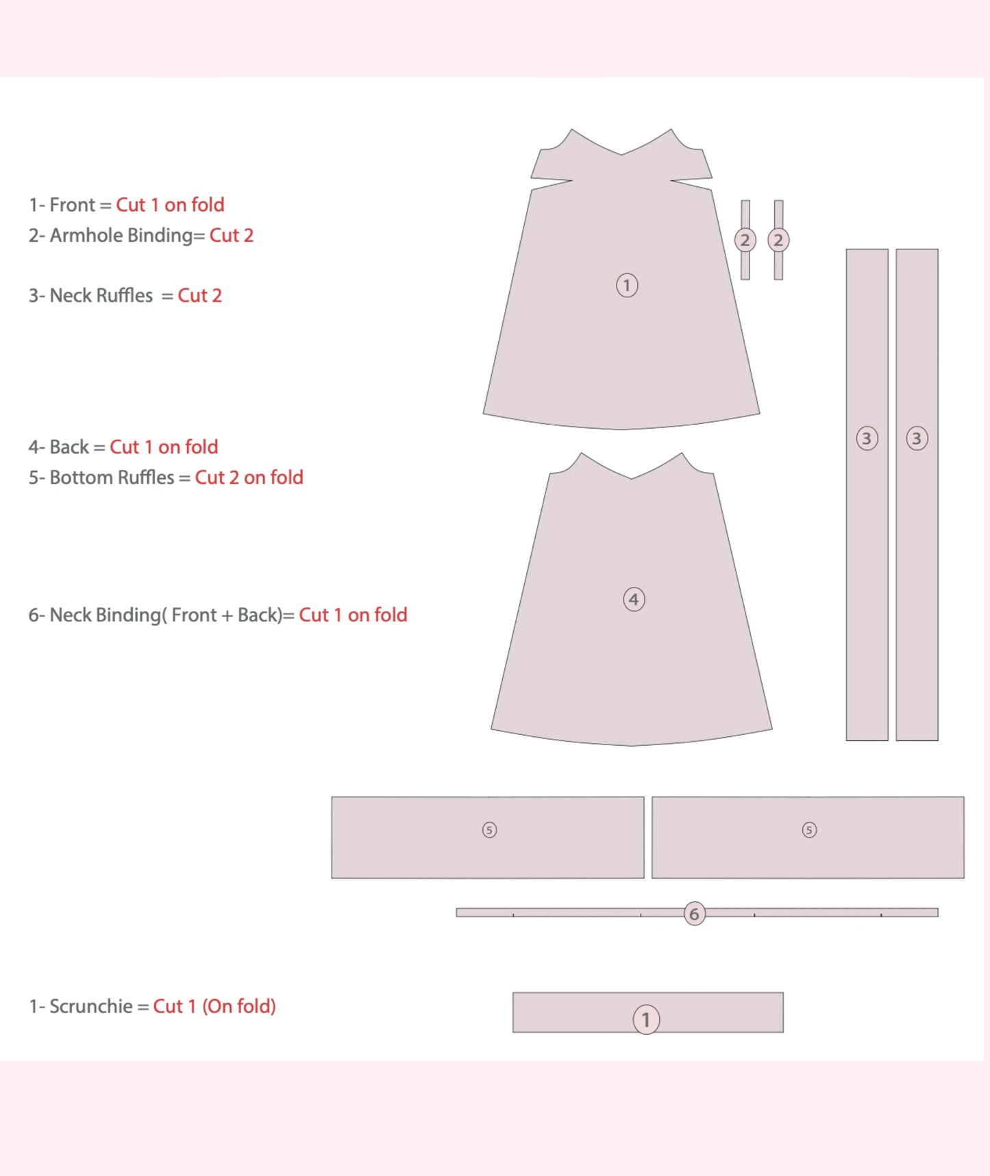 Slit dress pattern