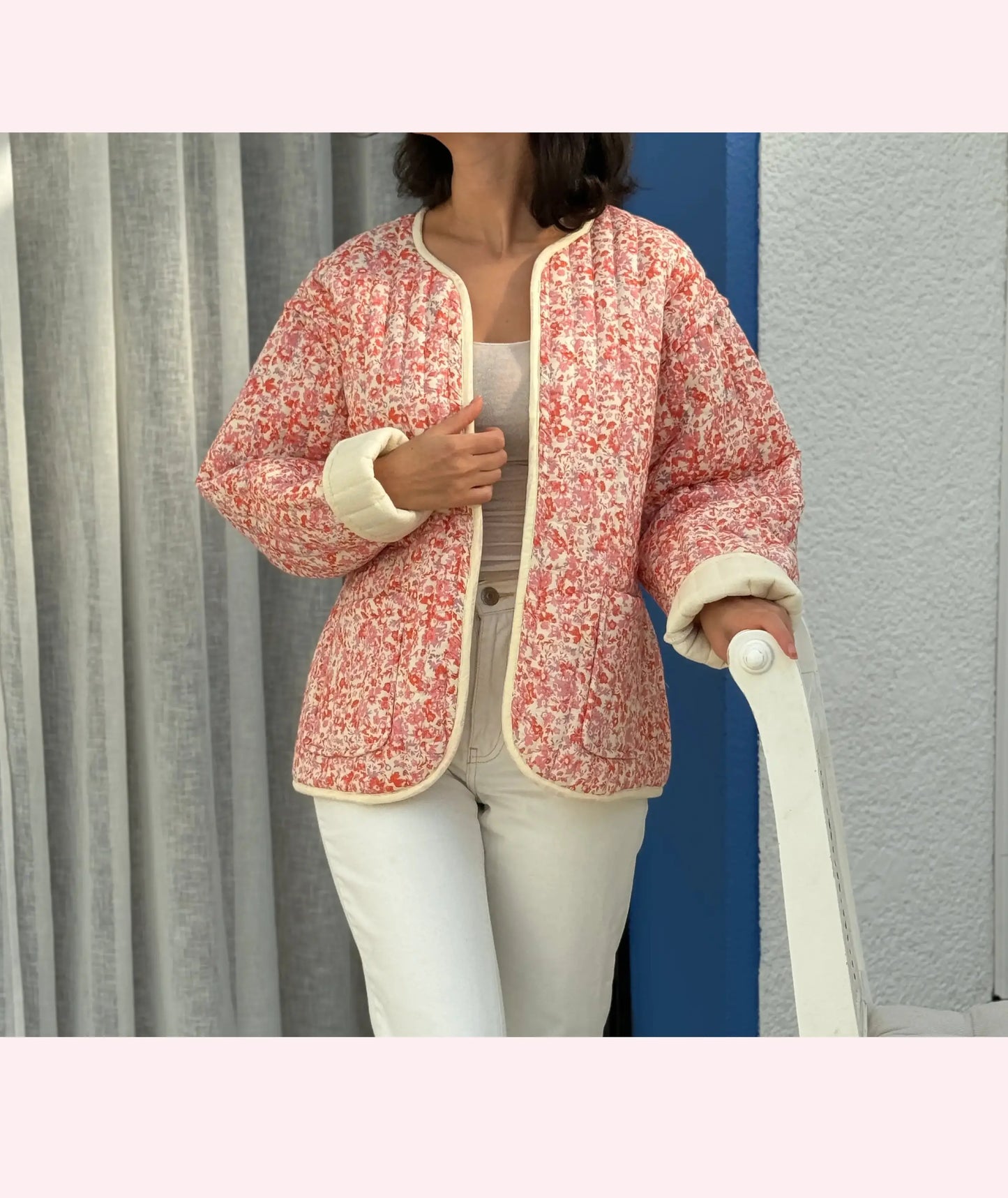 Quilted Jacket Sewing Pattern PDF Beginner Sizes 2XS-5XL