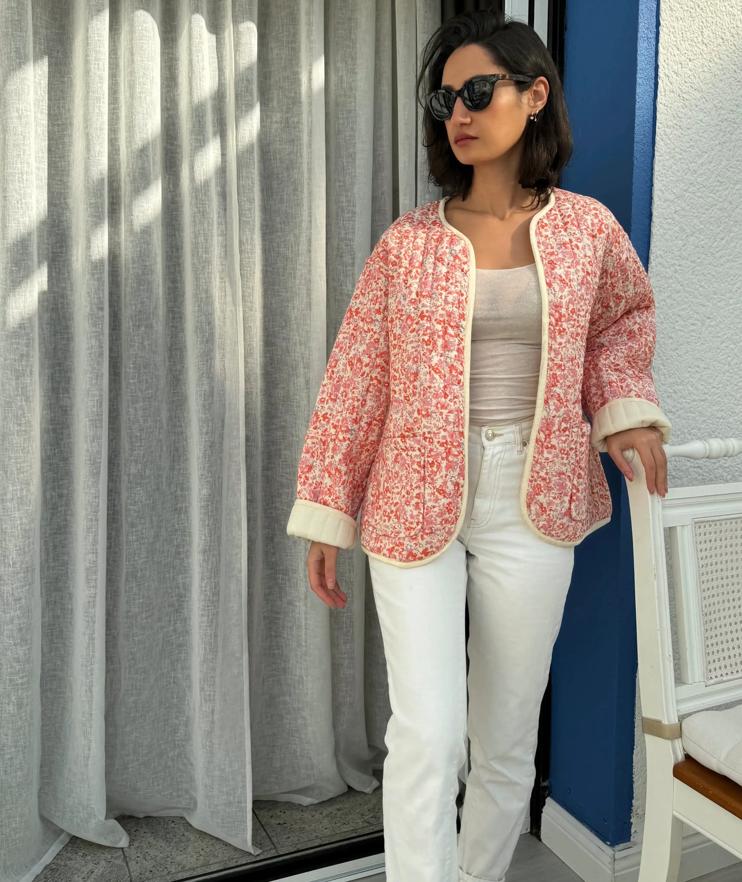 Quilted Jacket Sewing Pattern PDF Beginner Sizes 2XS-5XL