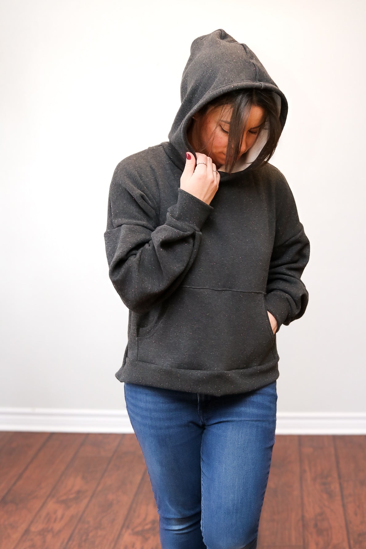 Kristen Criss Cross Back Hooded Sweater Pattern