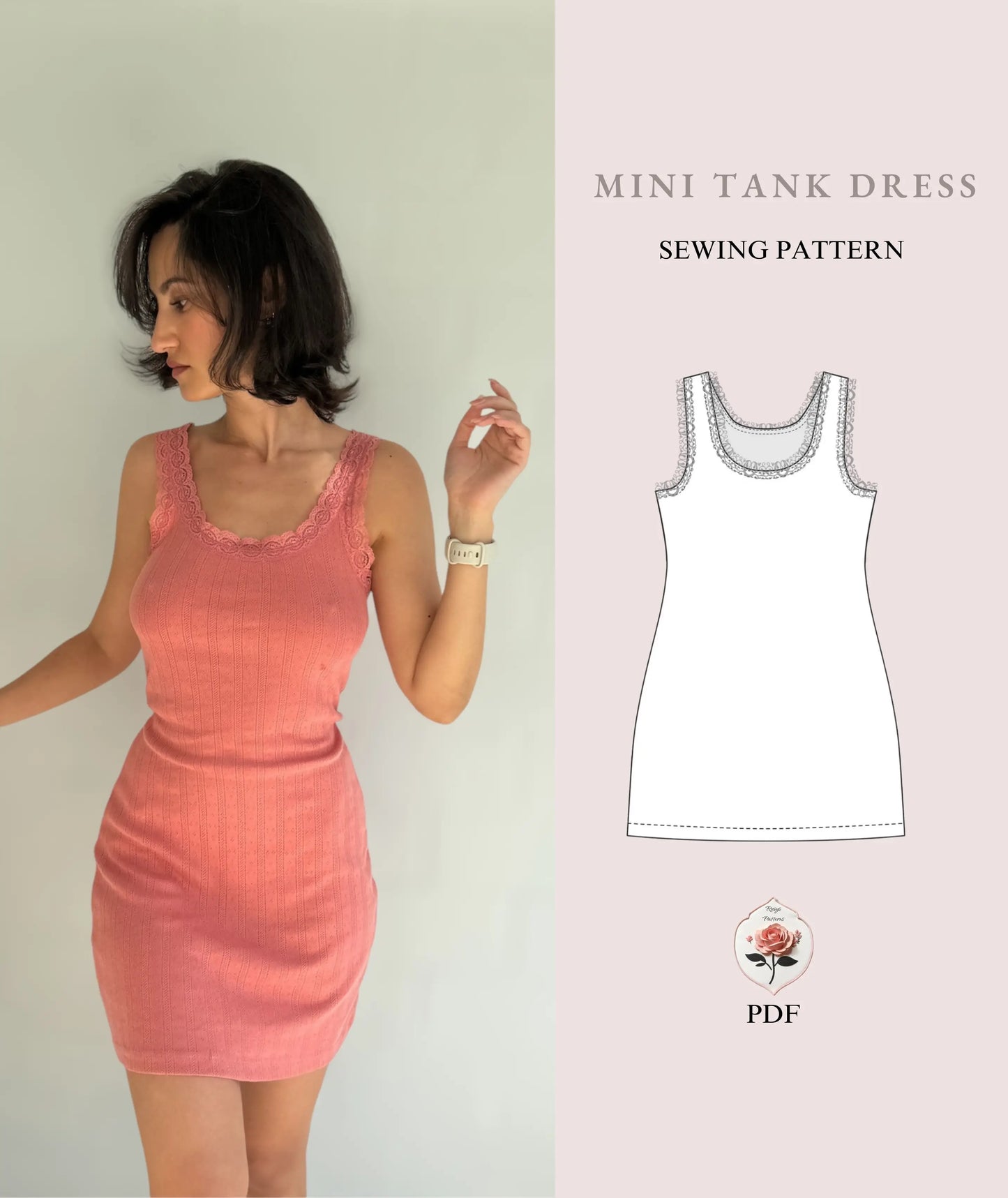 Tank Dress Beginner PDF Pattern