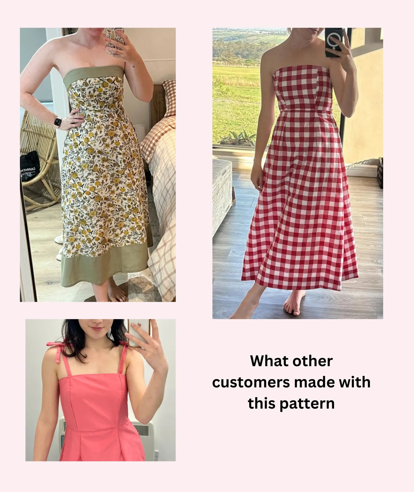 Strapless Bustier Dress Beginner Pattern