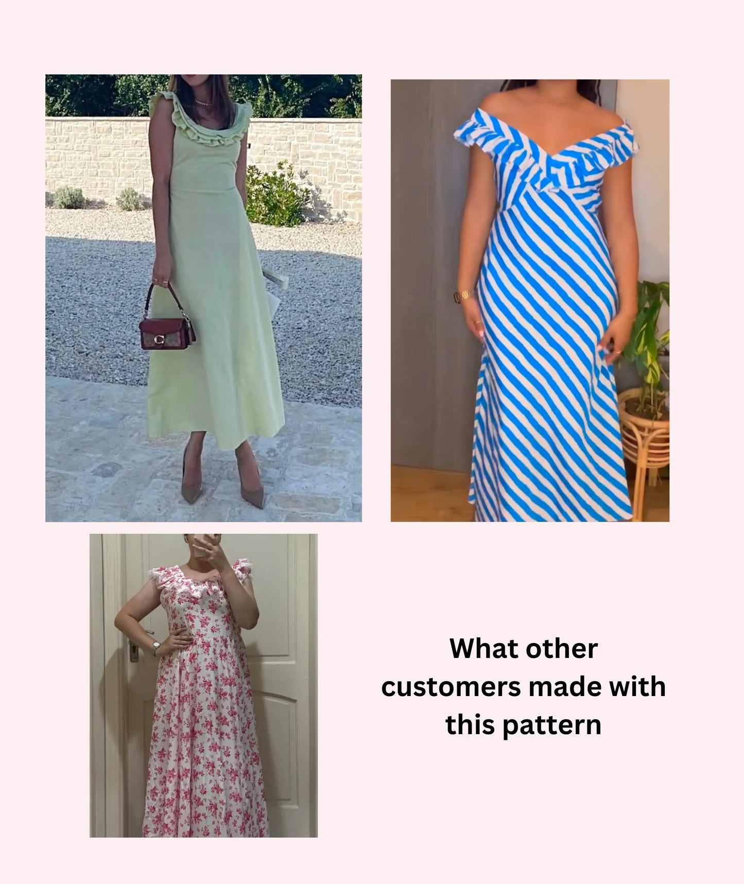 Slip Off Shoulder A Line Maxi Dress | Easy Sewing Pattern