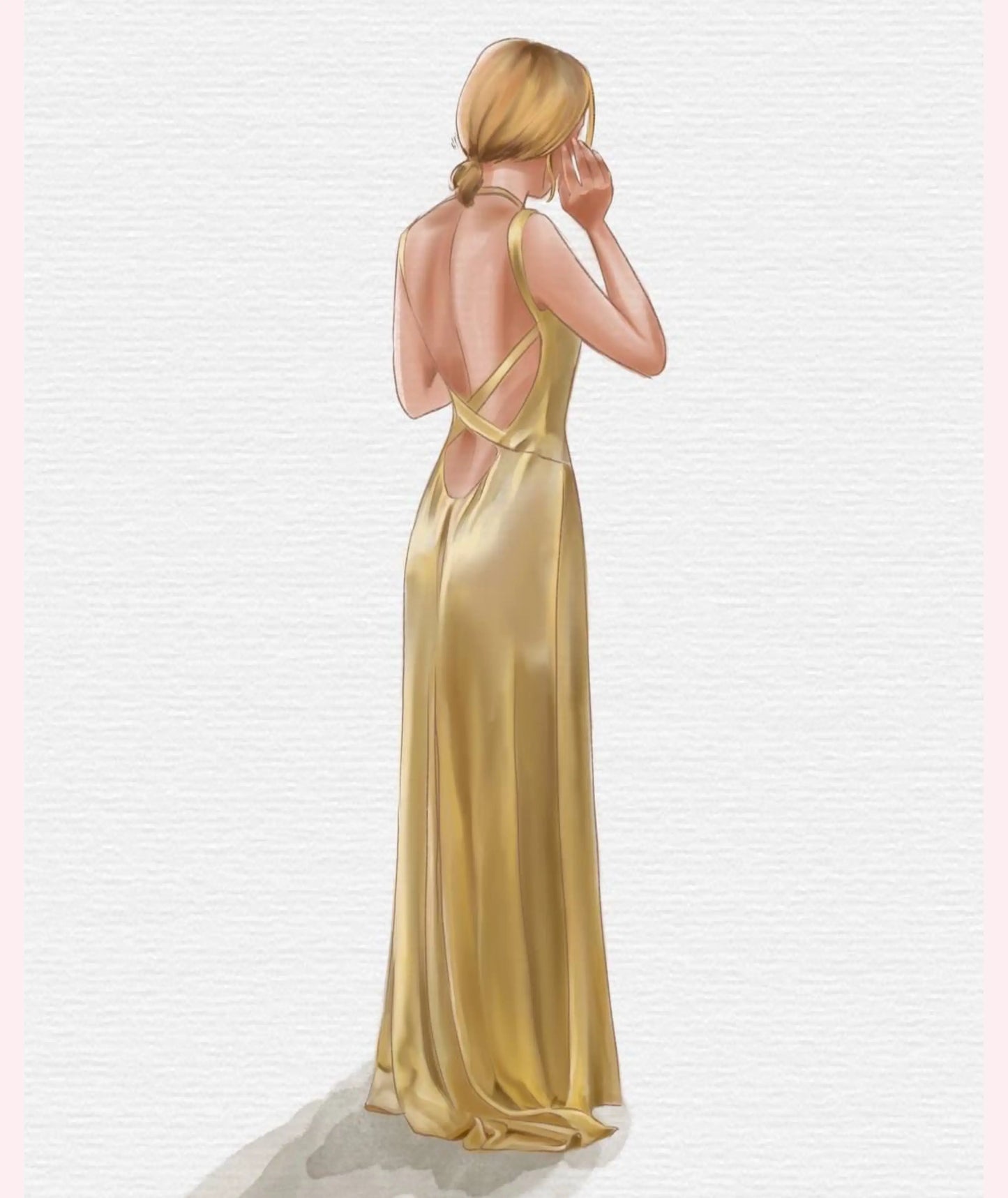 Yellow Rom Com Dress Pattern Satin Evening Gown How to Lose a Guy in 10 Days Dress