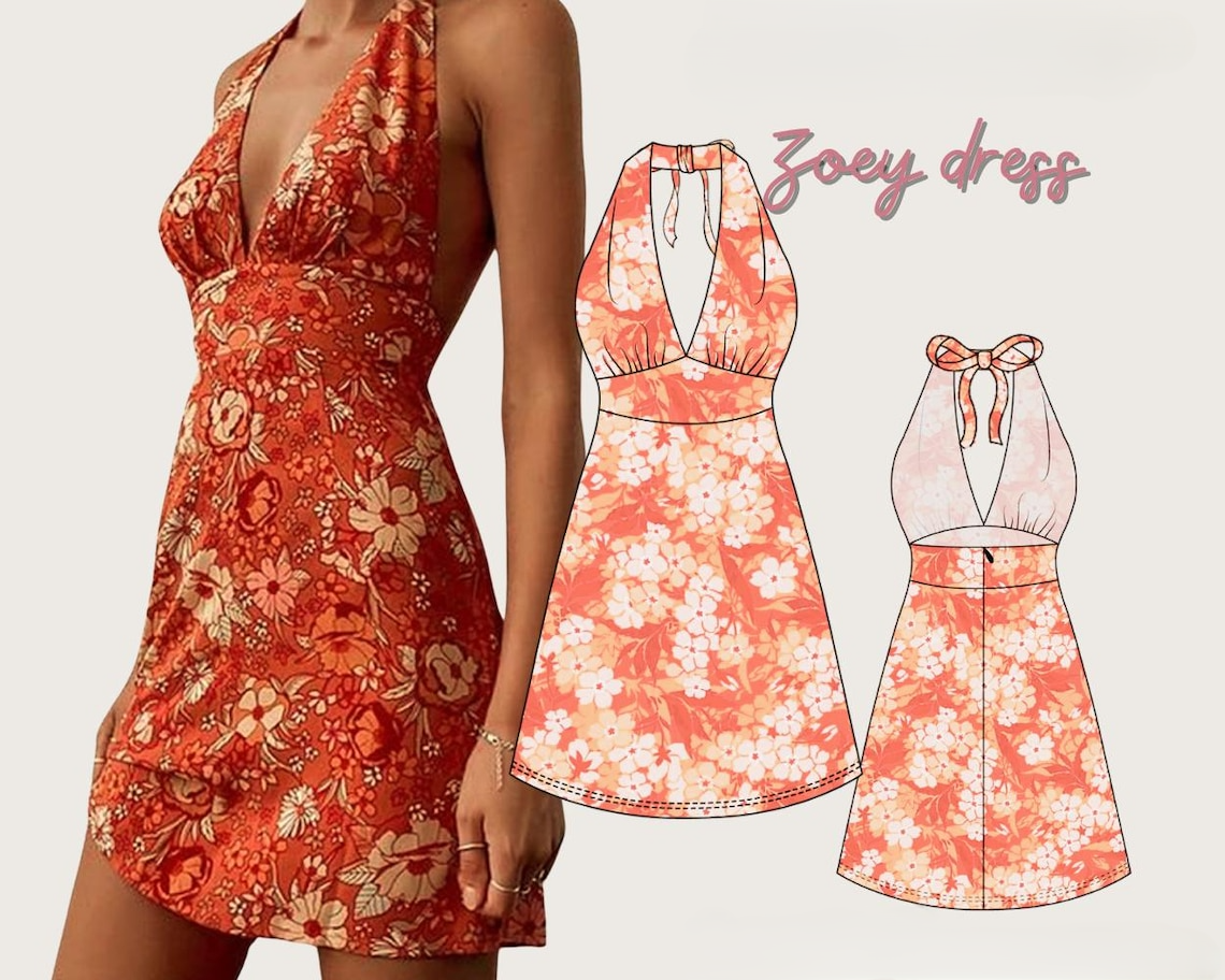 Zoey dress sewing pattern