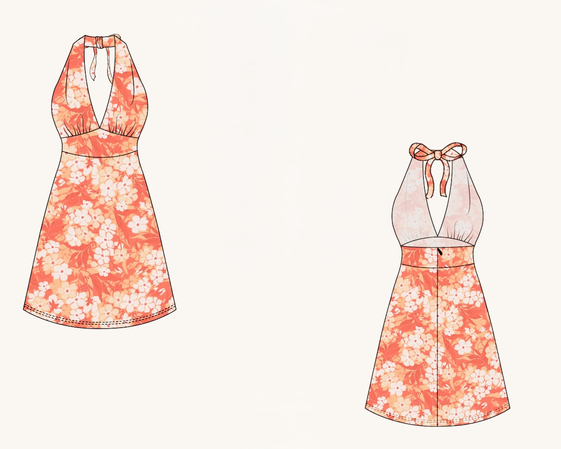 Zoey dress sewing pattern