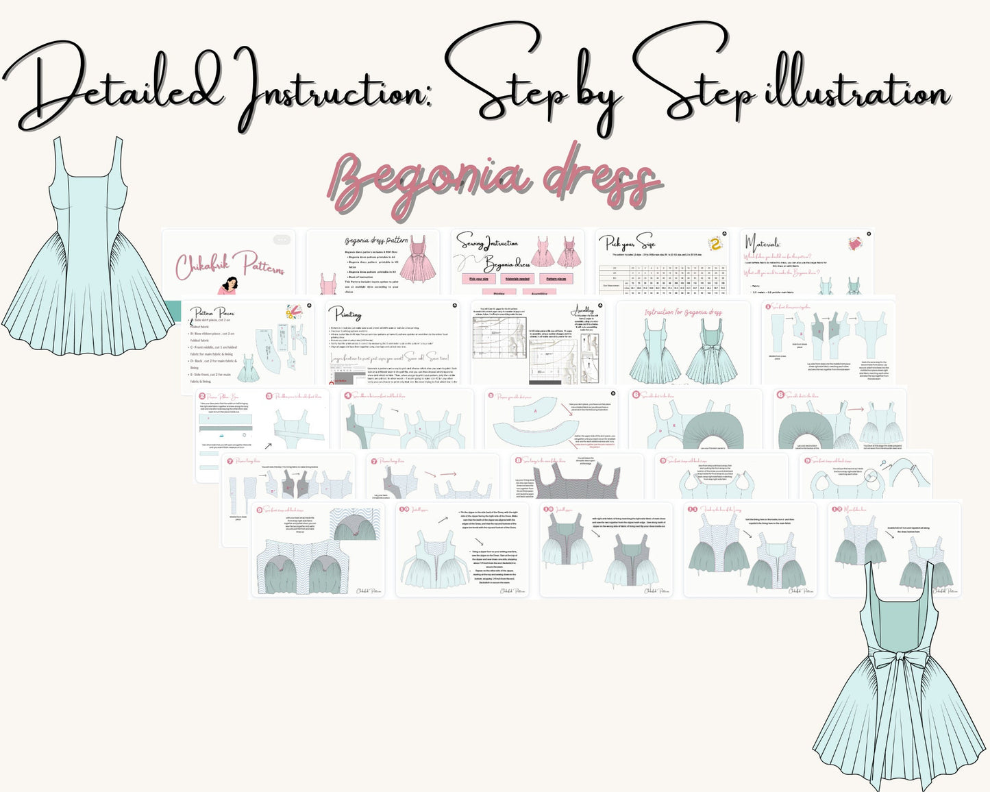 Begonia dress pattern