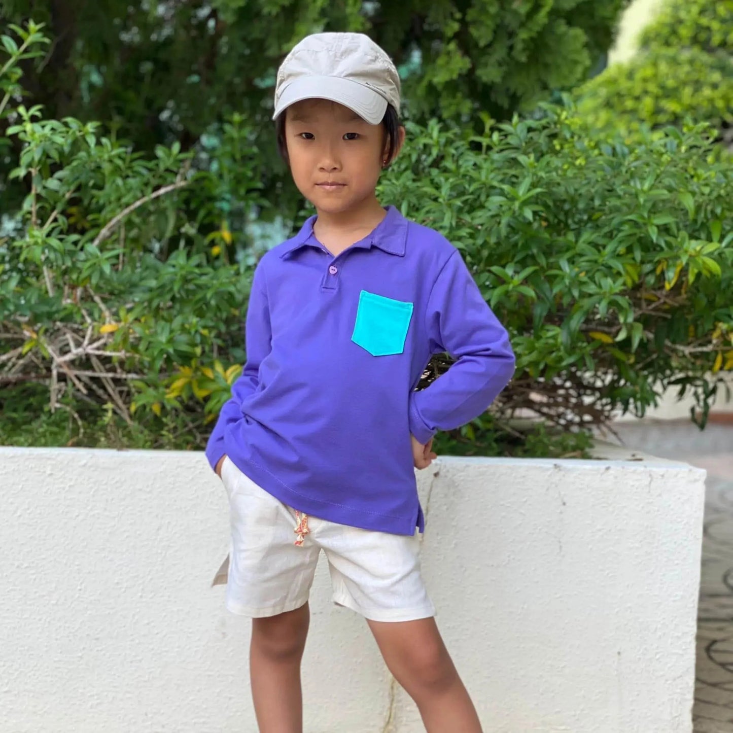 Polo Shirt Sewing Pattern - Kids Sizes 3-12Y