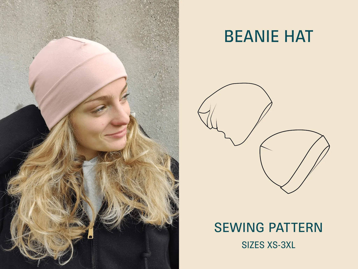 Beanie Hat Sewing Pattern