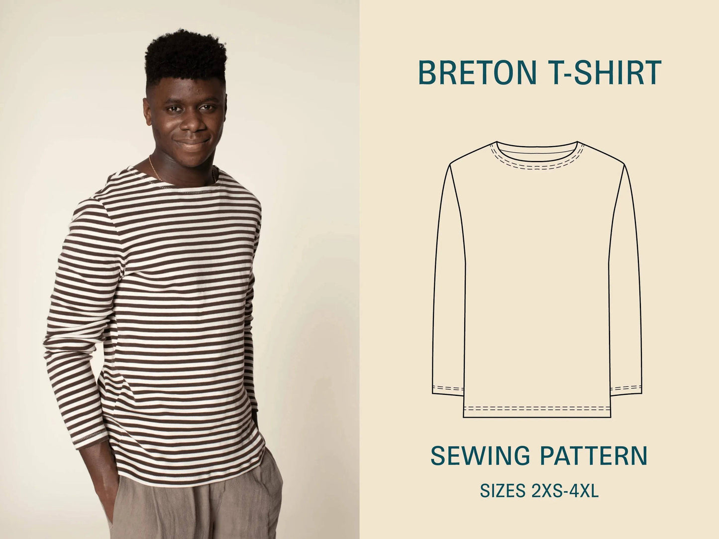 Breton Shirt sewing pattern