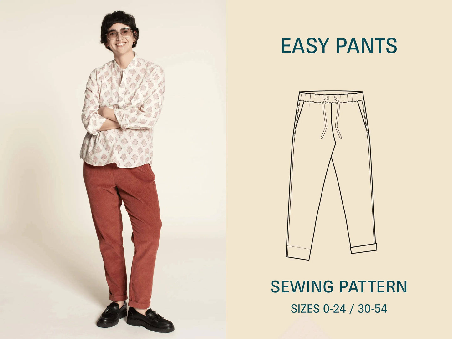 Easy pants Sewing Pattern