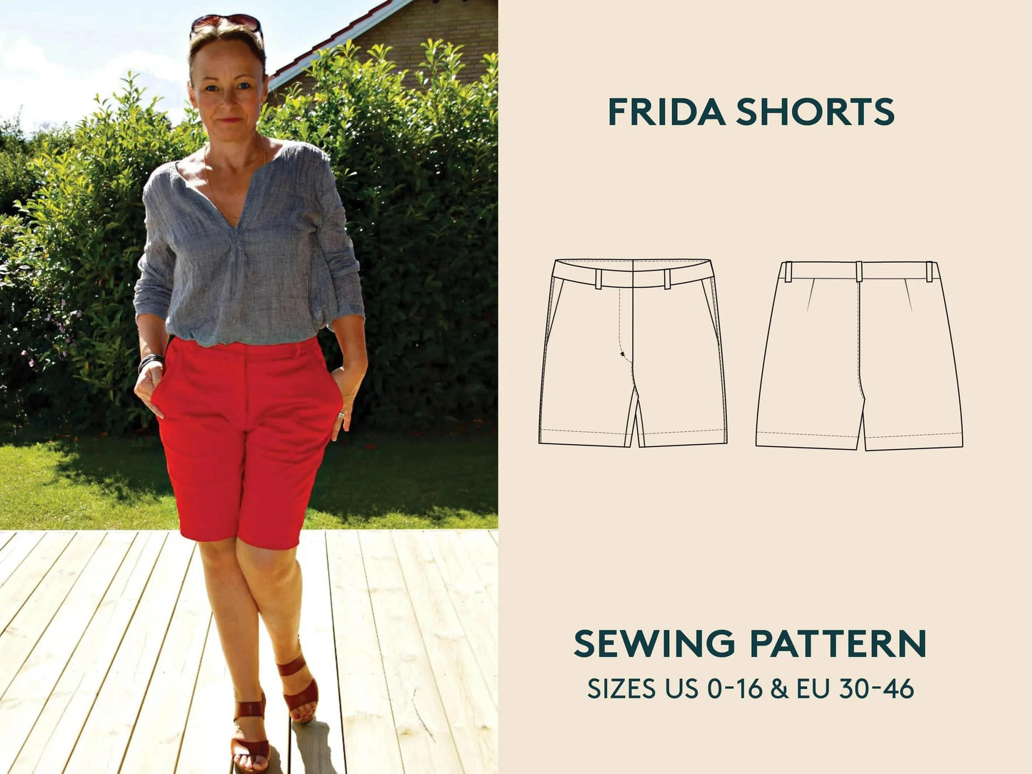 Frida Shorts Sewing Patter