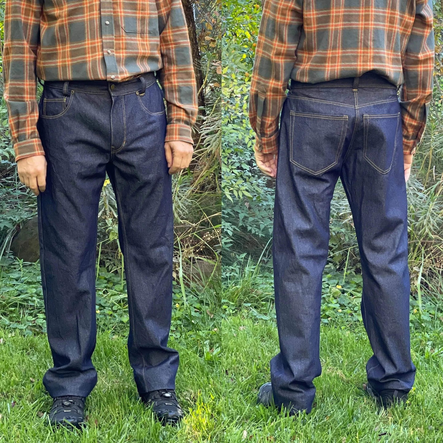 Jeans Sewing Pattern-Men's sizes 26-42"