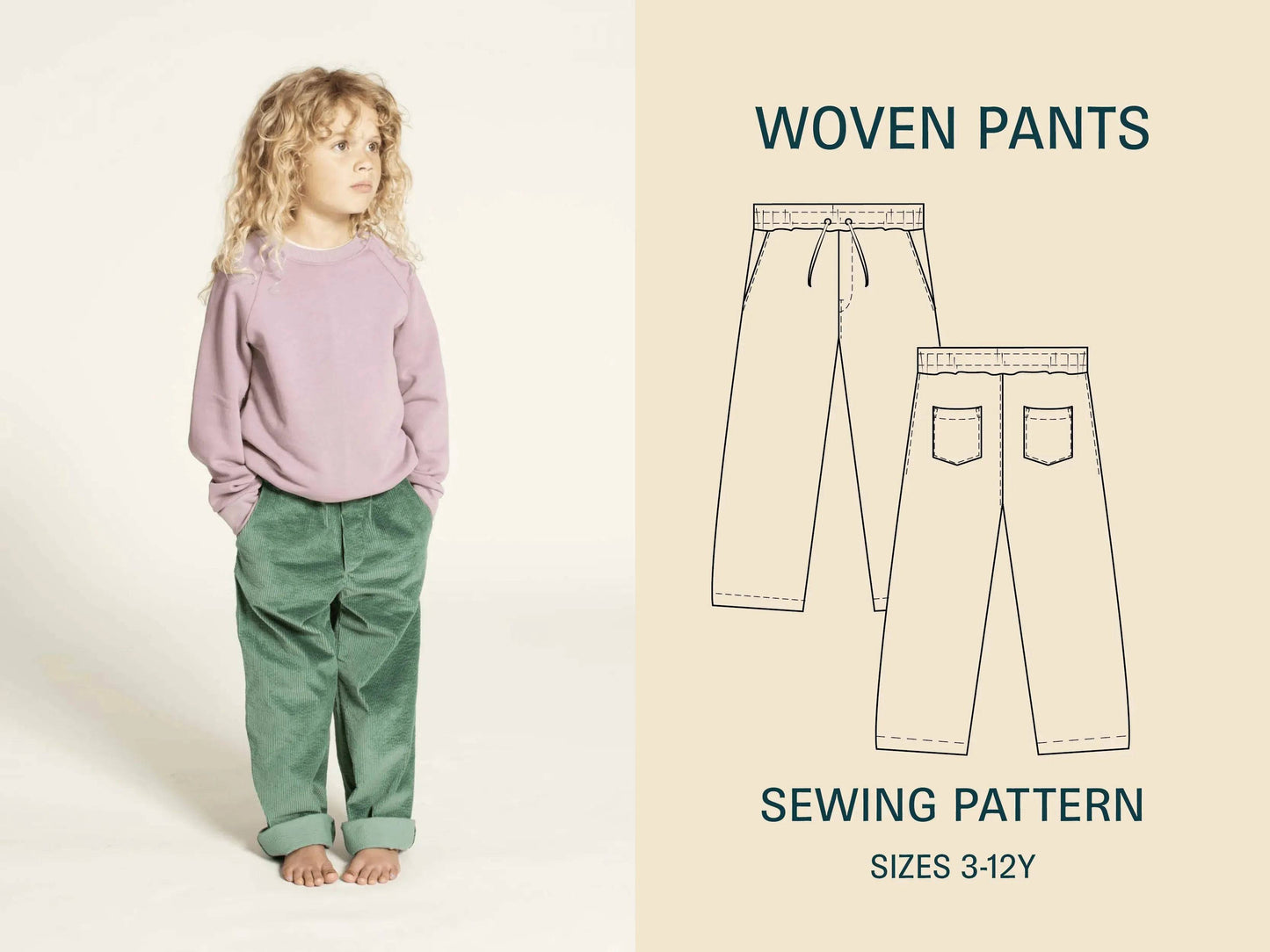 Kids Pants sewing pattern