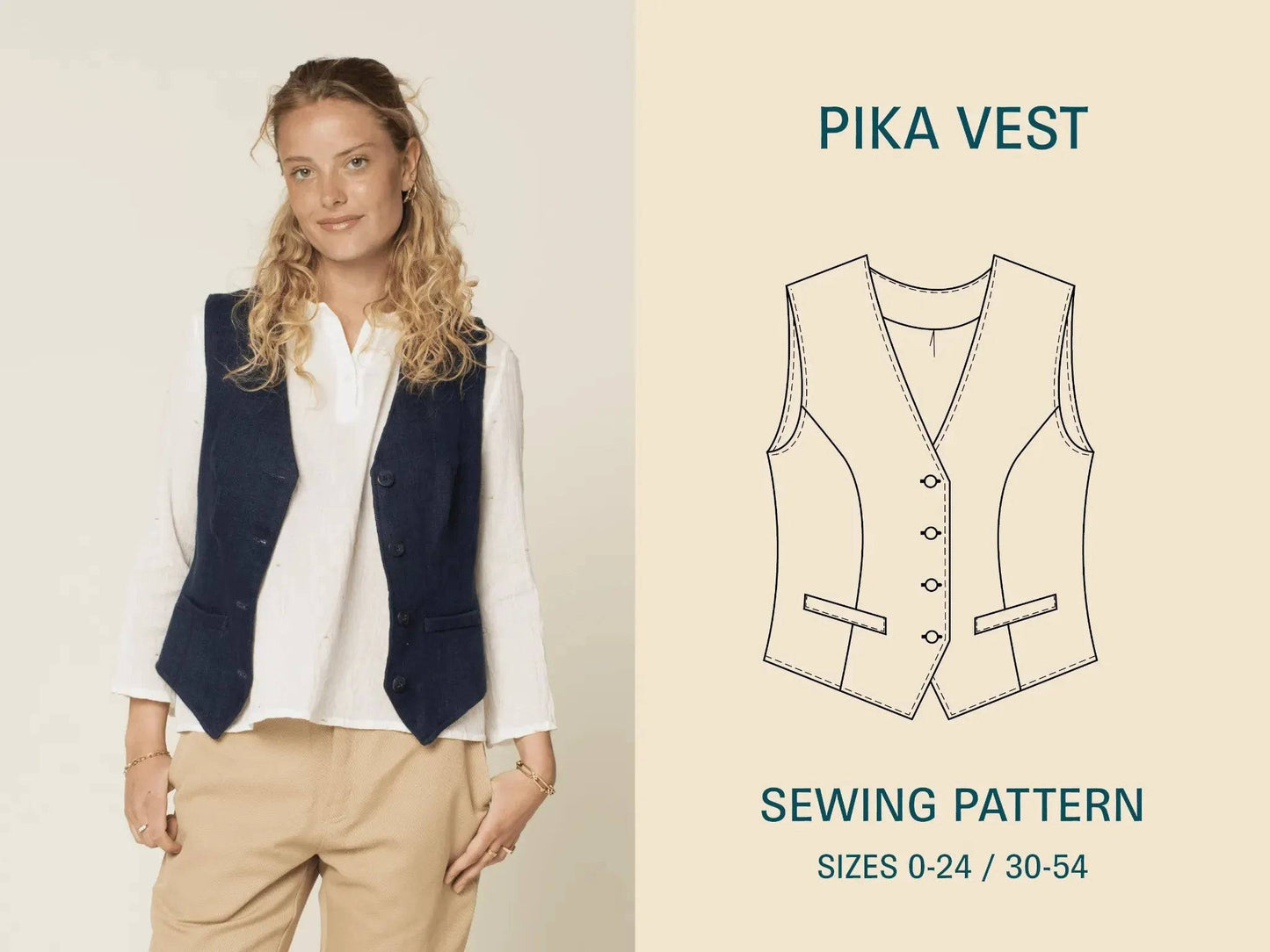 Pika Vest Sewing Pattern