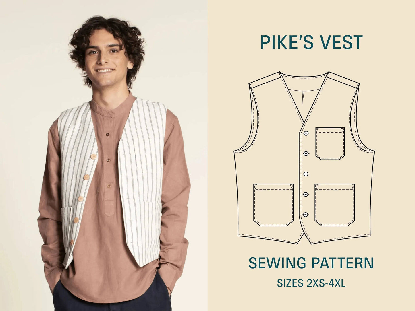 Pike Vest Sewing Pattern