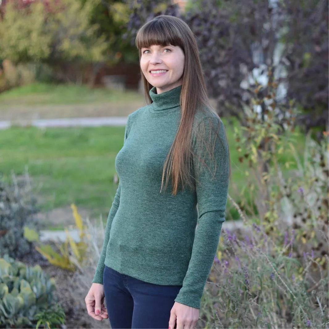 Trudy Turtleneck Tshirt Sewing Pattern