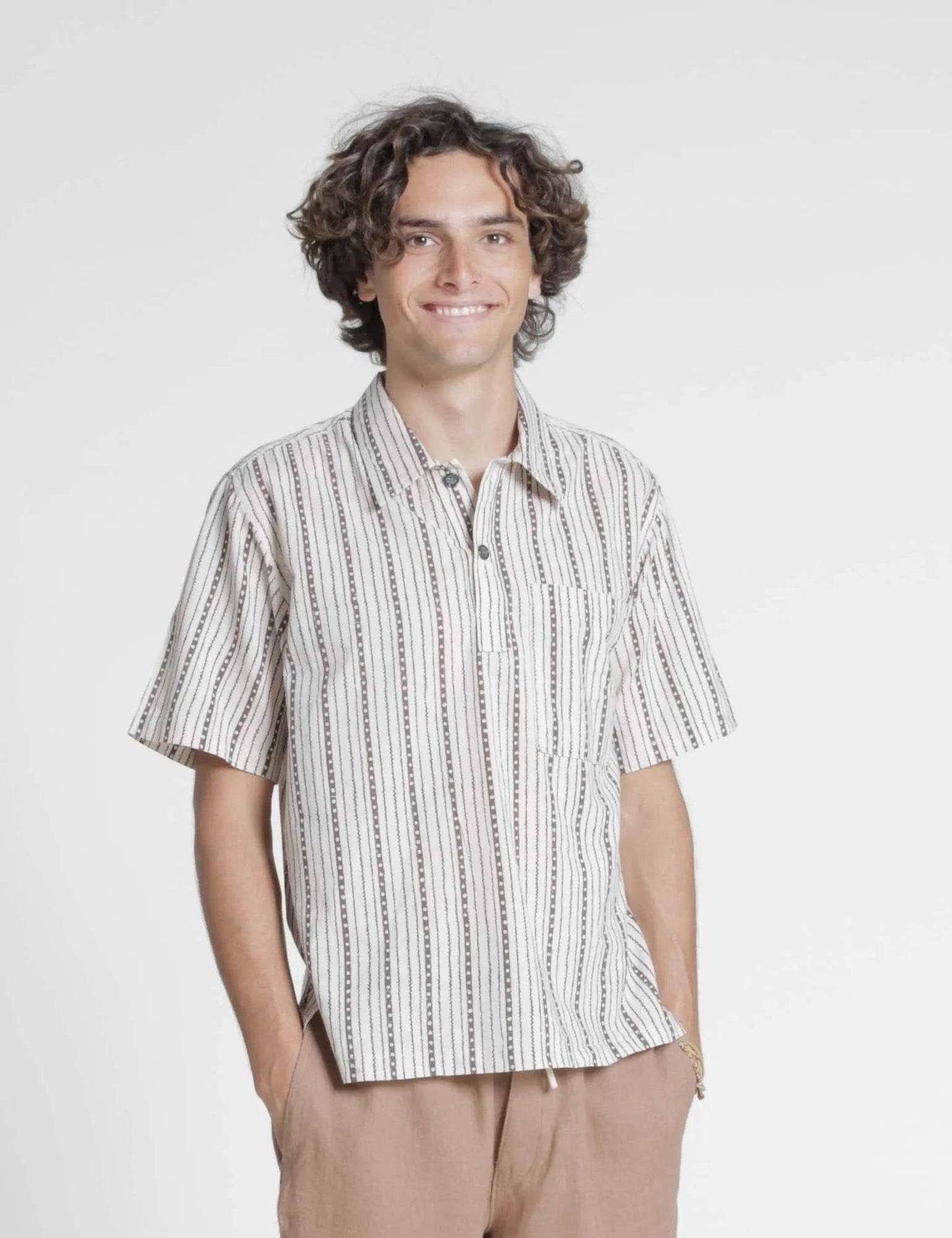 Woven Polo Shirt sewing pattern